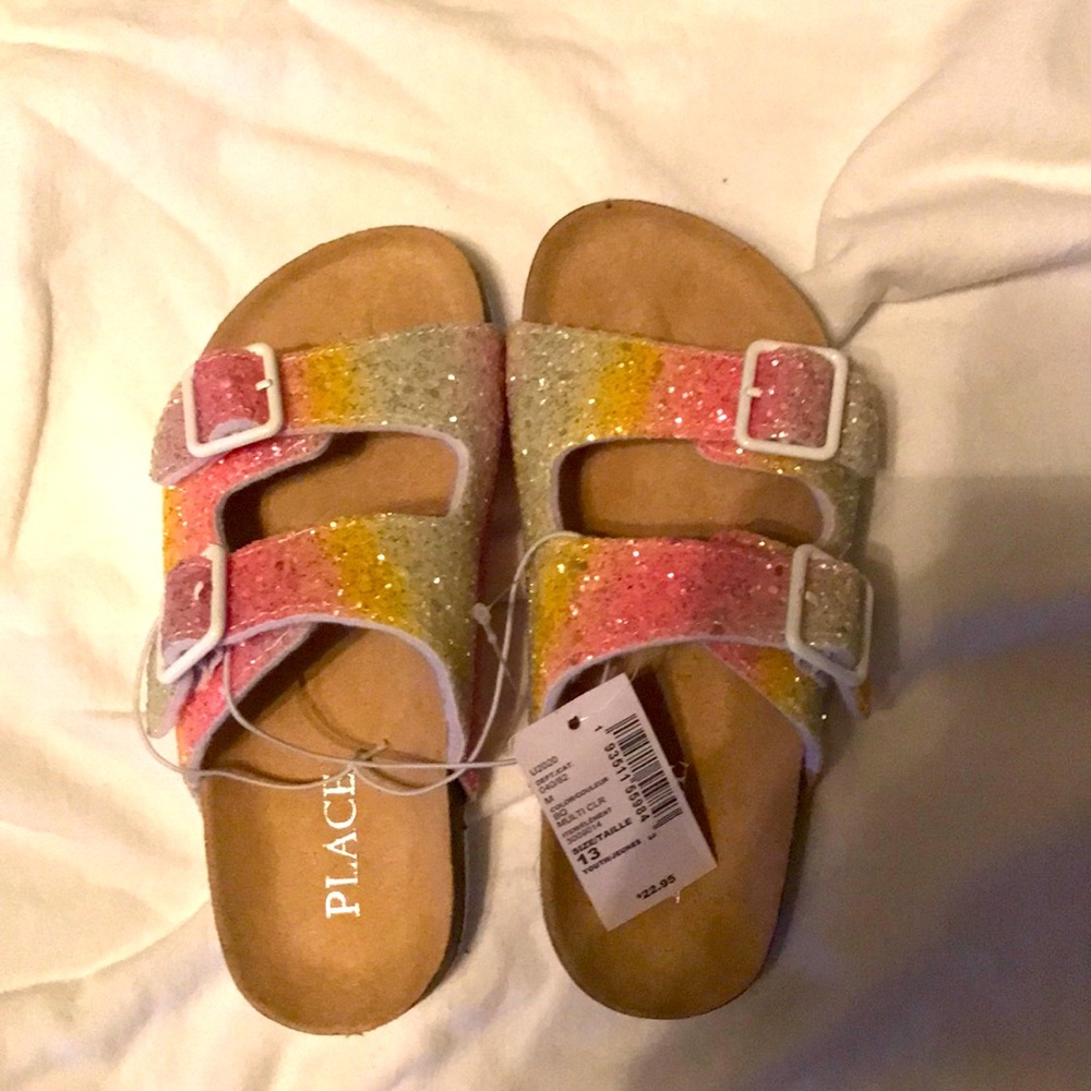 Glitter sandals